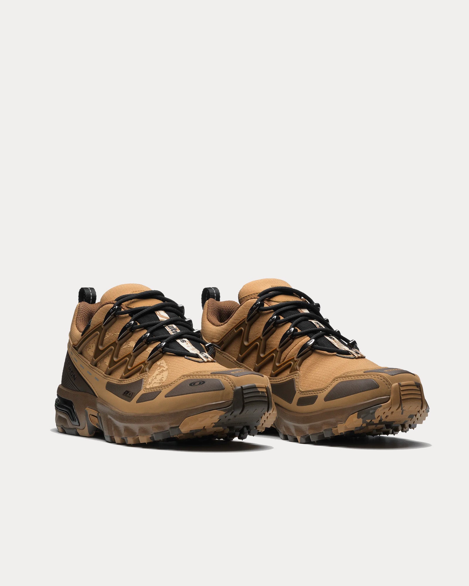 Salomon x Atmos ACS + Climasalomon Waterproof Delicioso / Ermine / Bleached Sand Low Top Sneakers - 3