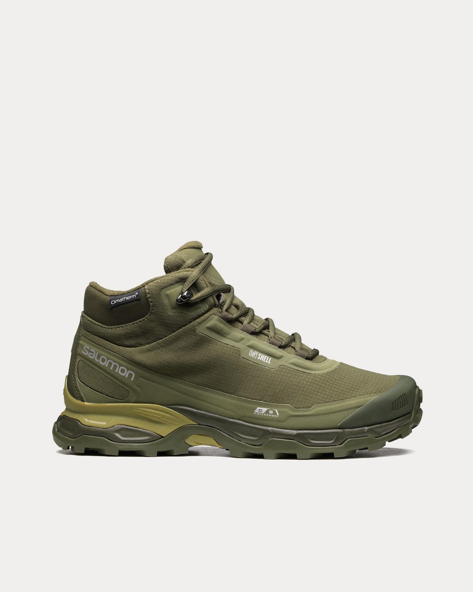 Salomon Shelter CSWP Olive Night / Deep Lichen Green / Dried Herb High Top Sneakers - 1