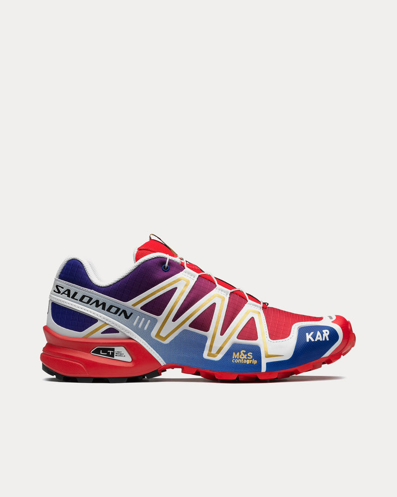 Salomon Speedcross 'Kar / L'Art' High Risk Red / White / Surf The Web Low Top Sneakers - 1