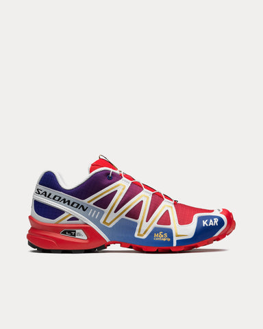 Salomon Speedcross 'Kar / L'Art' High Risk Red / White / Surf The Web Low Top Sneakers