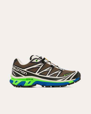 Salomon x Ssense XT-6 GTX SSENSE XX Brown / Green Low Top Sneakers