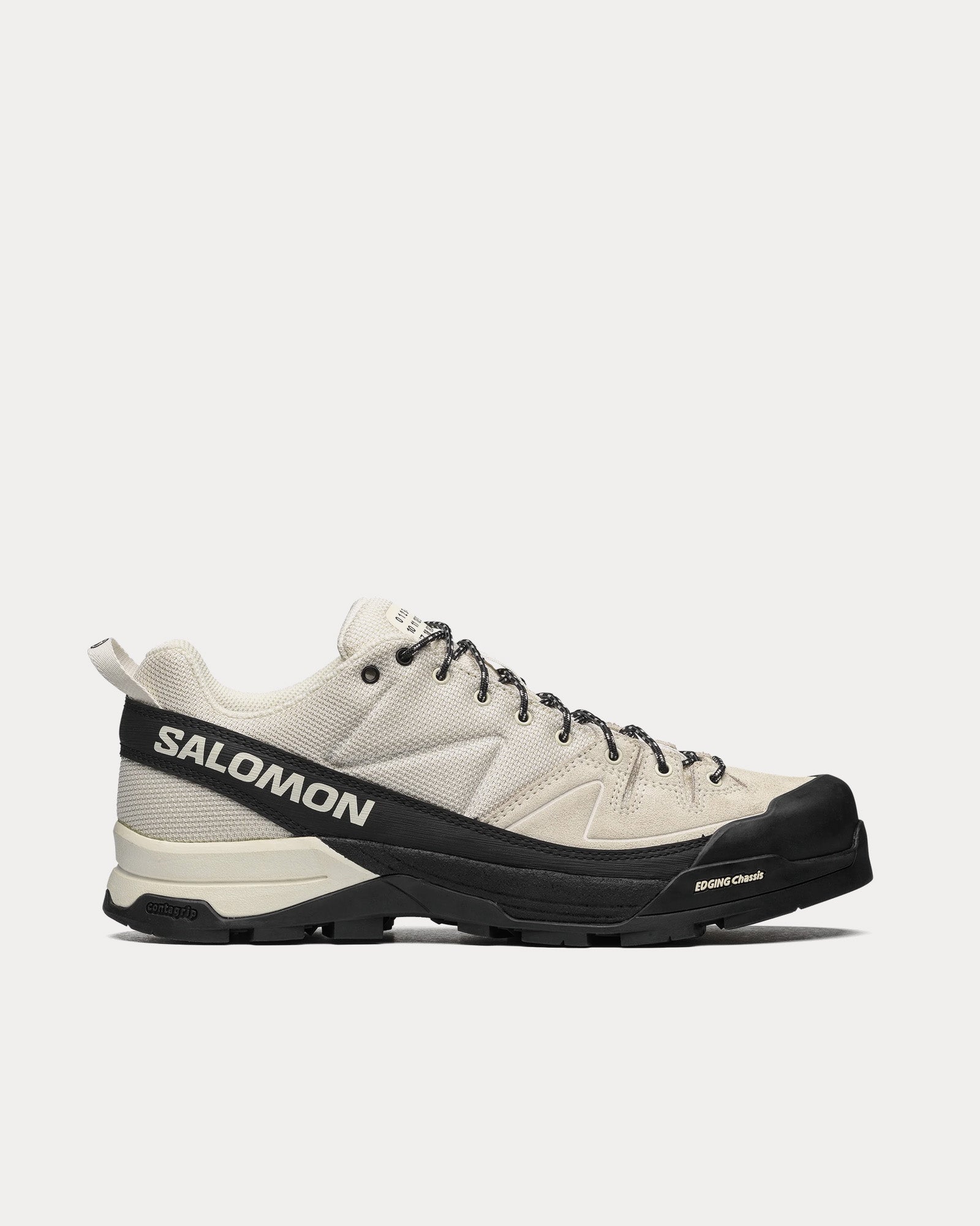 Salomon x MM6 Maison Margiela X-ALP Vanilla Ice / Black / Almond Milk Low Top Sneakers - 1