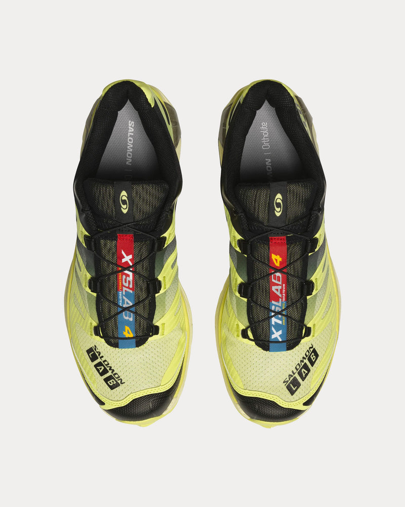 Salomon XT-4 OG Sunny Lime / Black / Transparent Yellow Low Top Sneakers - 2