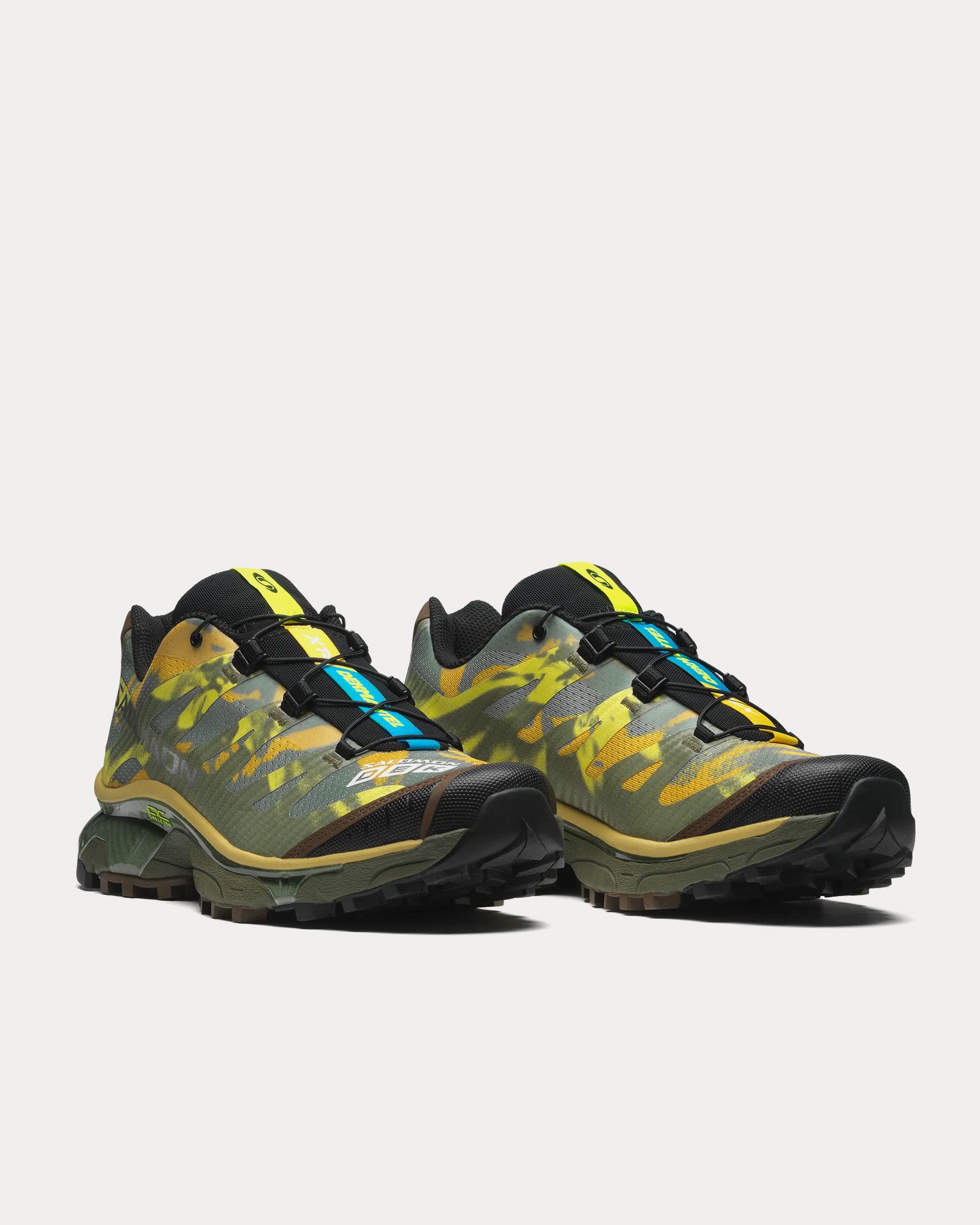 Salomon XT-4 OG Dekmantel Lily Pad / Dark Earth / Lemon Low Top Sneakers - 2