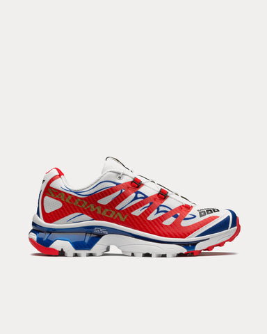 Salomon XT-4 OG 'Kar / L'Art'  White / High Risk Red / Surf The Web Low Top Sneakers