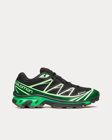 Salomon XT-6 Gore-Tex Black / Eden / Green Ash Low Top Sneakers