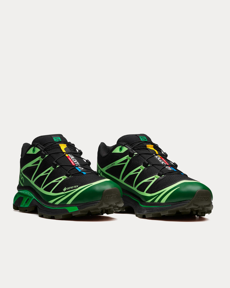 Salomon XT-6 Gore-Tex Black / Eden / Green Ash Low Top Sneakers - 3