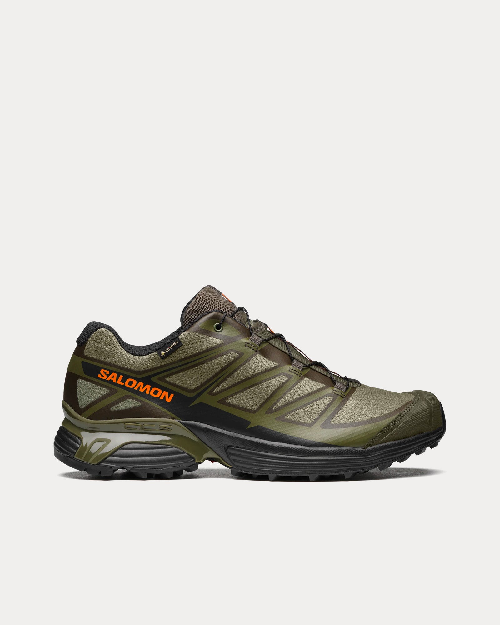 Salomon XT-Pathway Gore-Tex Deep Lichen Green / Peat / Lunar Rock Low Top Sneakers - 1