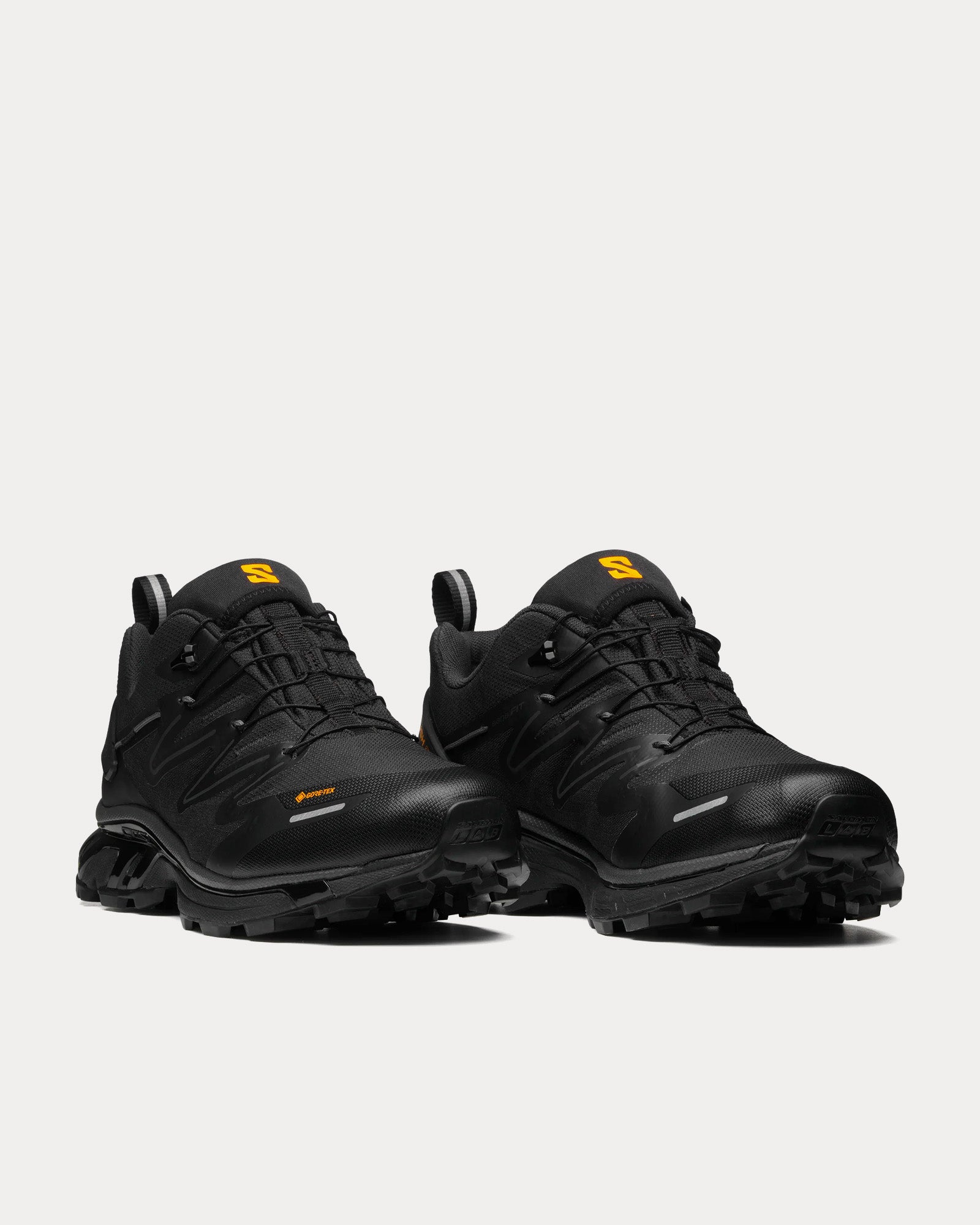 Salomon XT-Rush 2 Gore-Tex Black / Magnet / Golden Yellow Low Top Sneakers - 3