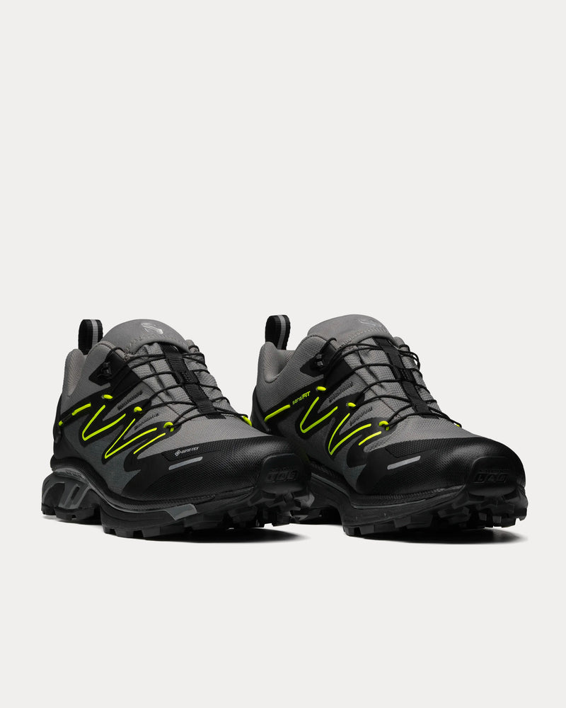 Salomon XT-Rush 2 Gore-Tex Pewter / Black / Safety Yellow Low Top Sneakers - 3