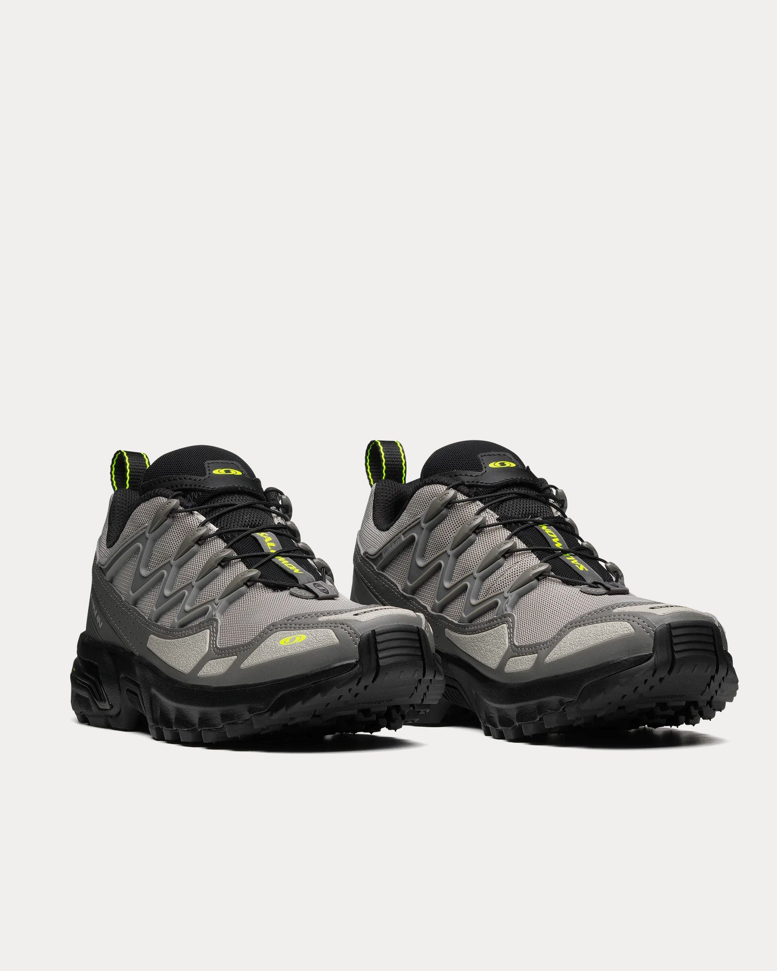 Salomon ACS + Pewter / Black / Safety Yellow Low Top Sneakers - 3