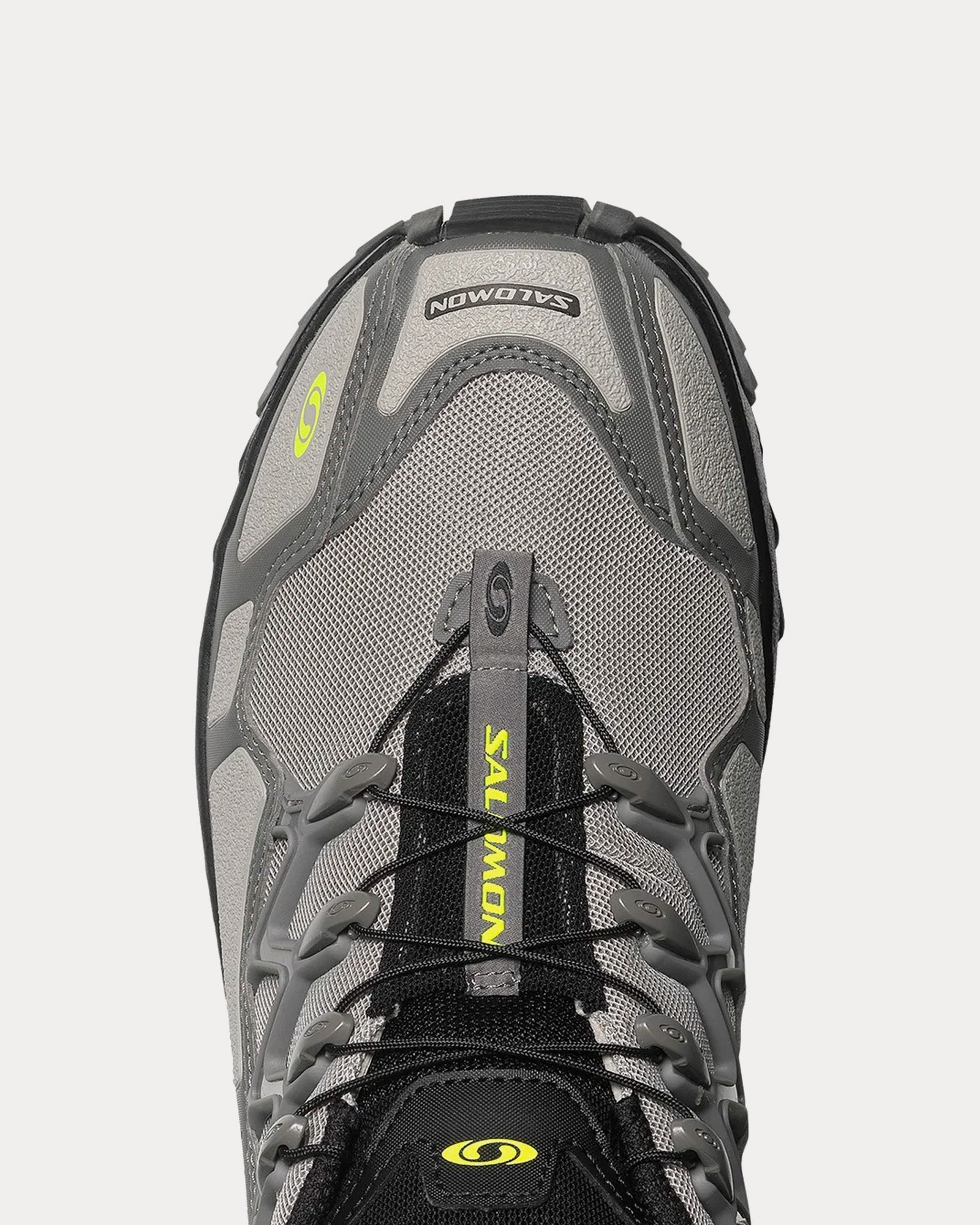 Salomon ACS + Pewter / Black / Safety Yellow Low Top Sneakers - 5