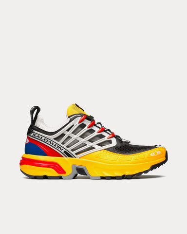 Salomon ACS Pro Black / Lemon / High Risk Red Low Top Sneakers