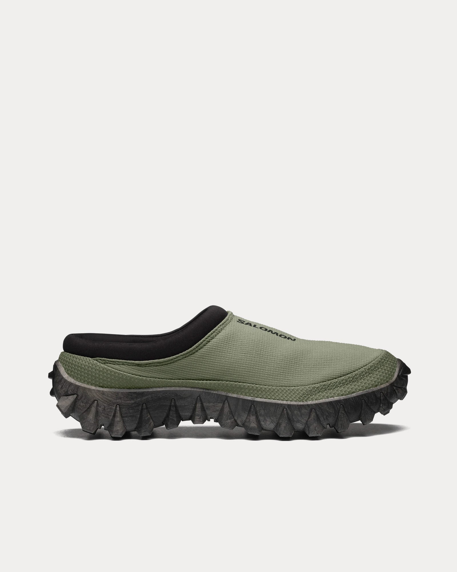 Salomon Snowclog Deep Lichen Green / Black Slip On Sneakers - 1