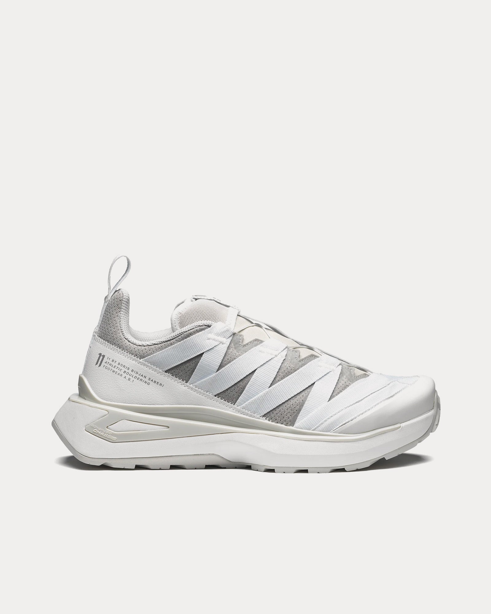 Salomon x 11 By Boris Bidjan Saberi 11s Footwear A.B.1 White / Lunar Rock / White Low Top Sneakers - 1