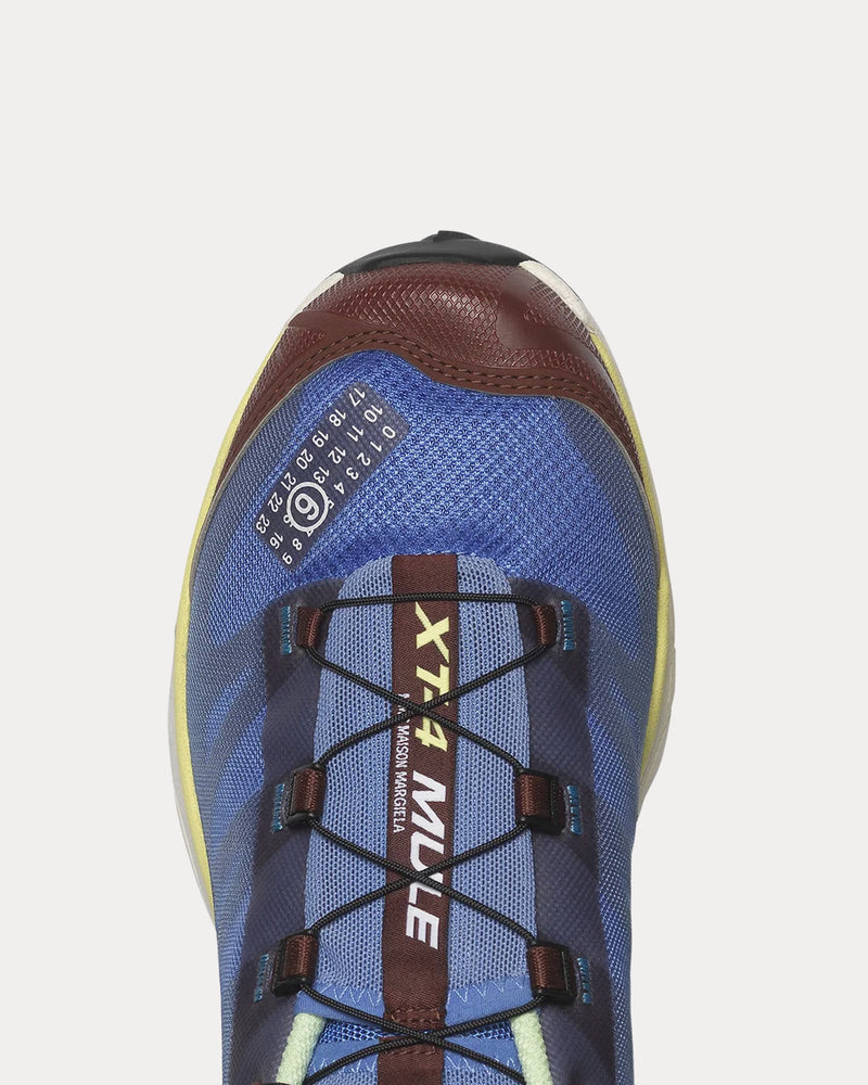 Salomon x MM6 Maison Margiela XT-4 Mule 2 Ultramarine / Rum Raisin / Yellow Iris Slip On Sneakers - 5