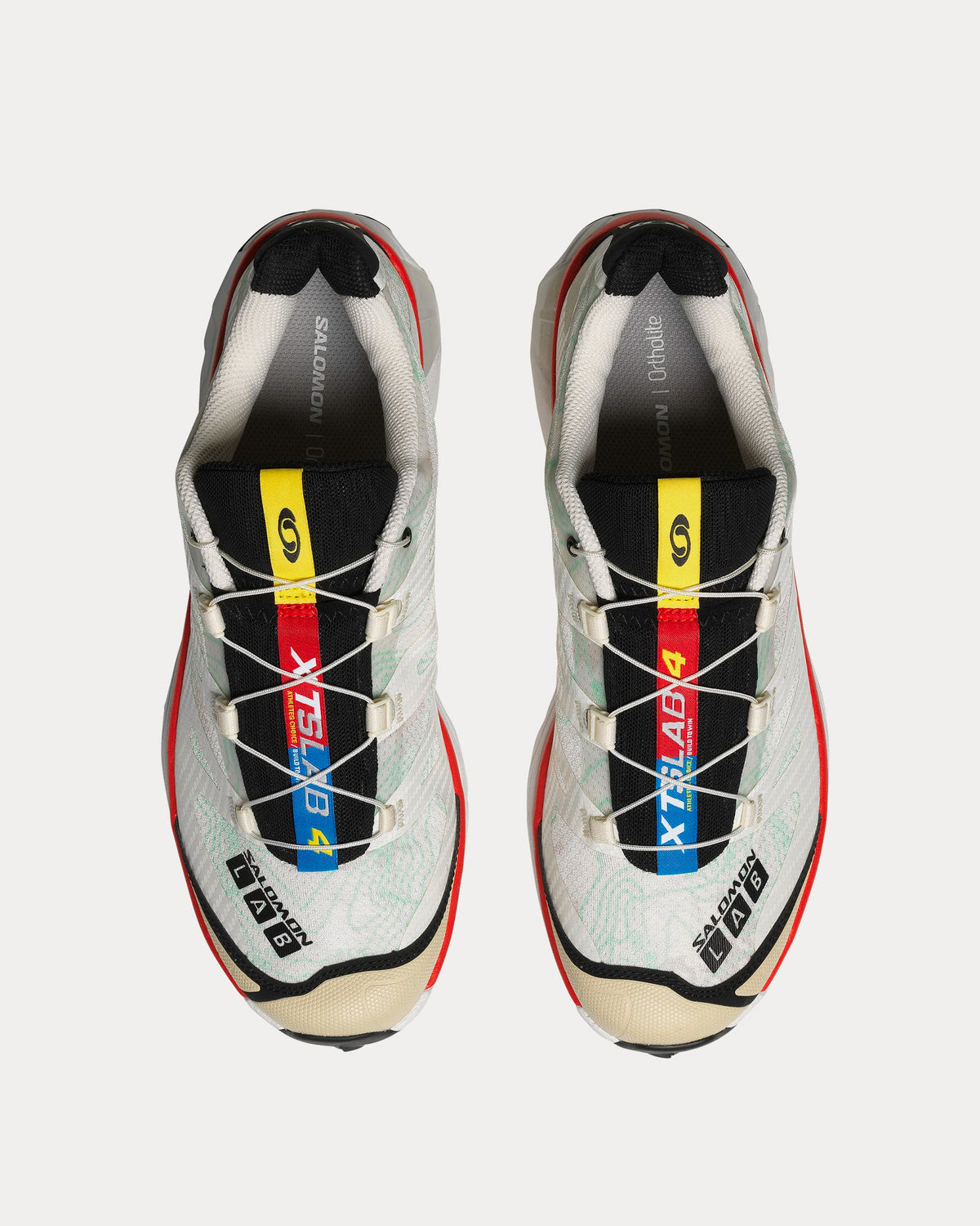 Salomon XT-4 OG Topography Vanilla Ice / White / Aurora Red Low Top  Sneakers - Sneak in Peace