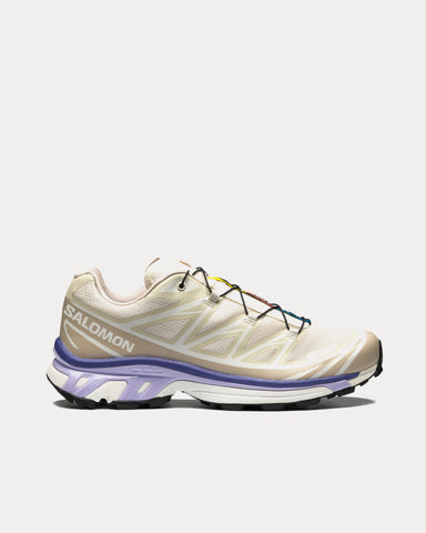 Salomon XT-6 Almond Milk / Silver Cloud / Liberty Low Top Sneakers