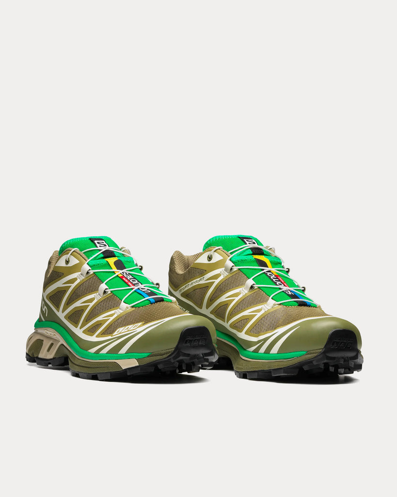 Salomon XT-6 Dried Herb / Deep Lichen Green / Bright Green Low Top