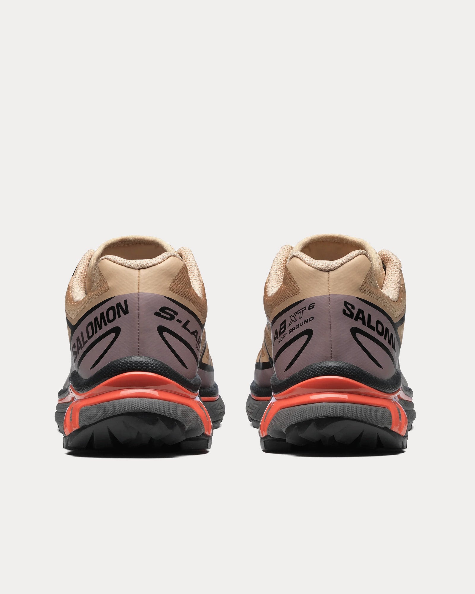 Salomon XT-6 Hazelnut / Quail / Living Coral Low Top Sneakers - 3