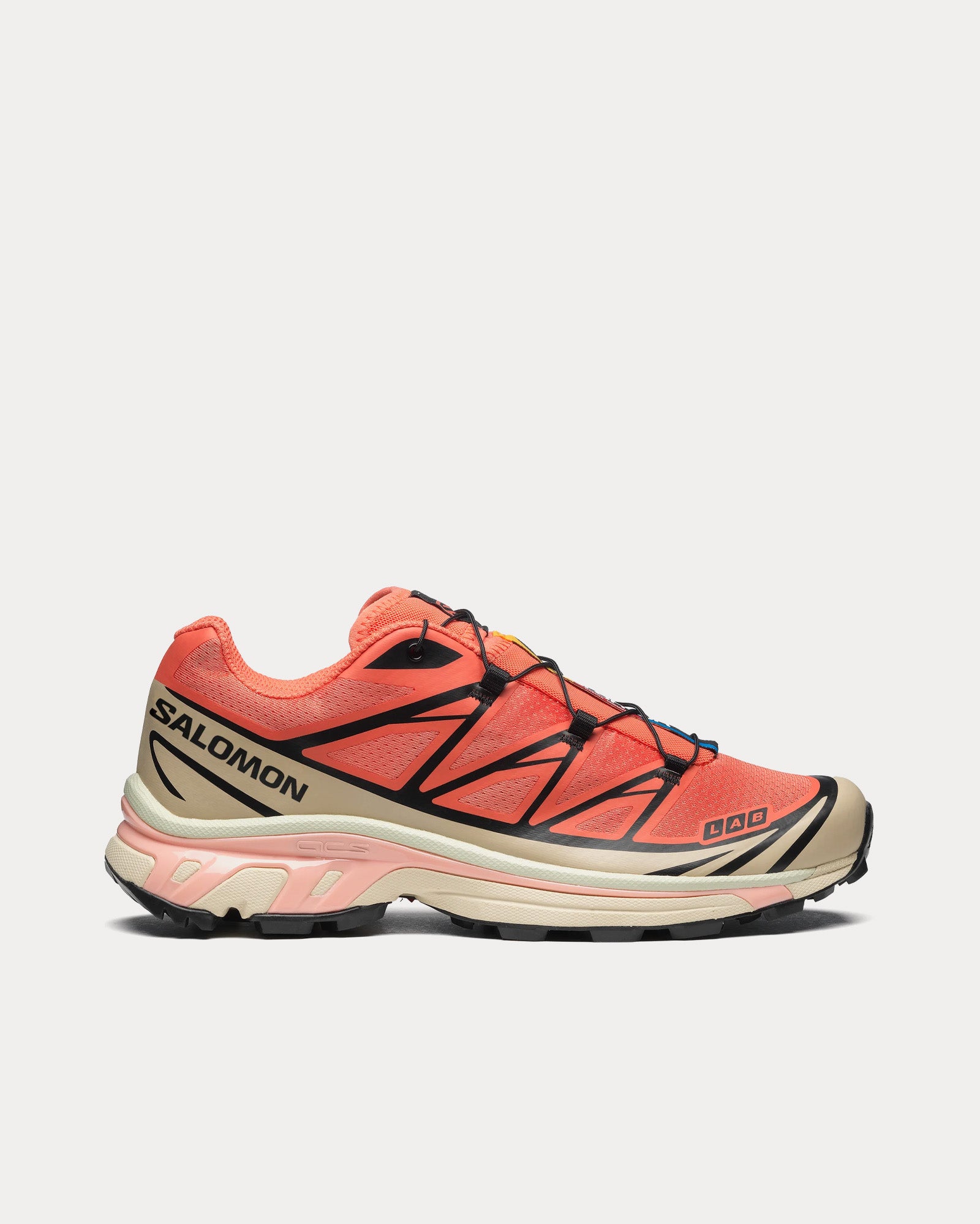 Salomon XT-6 Living Coral / Black / Cement Low Top Sneakers - 1