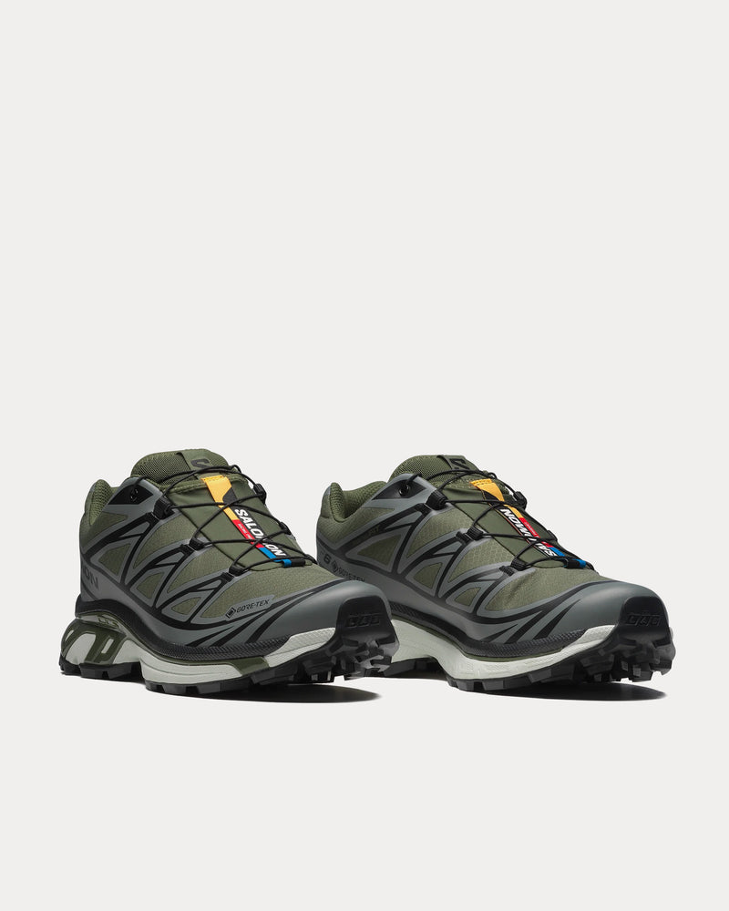 Salomon XT-6 Gore-Tex Olive Night / Sedona Sage / Black Low Top Sneakers - 3