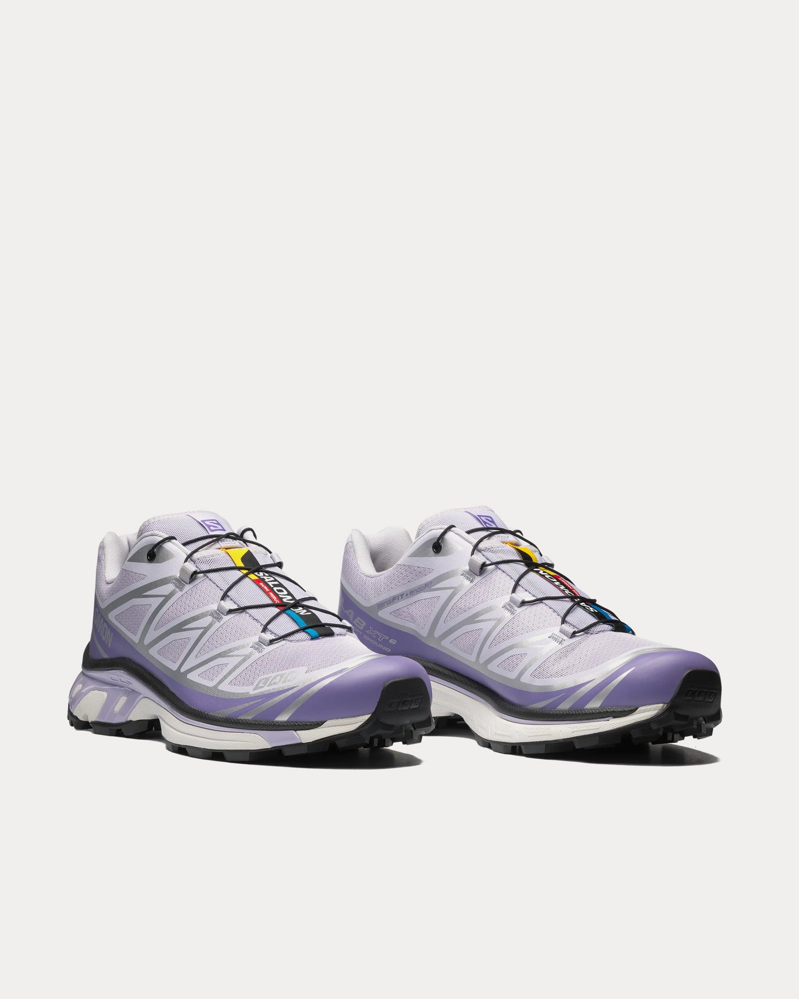 Salomon XT-6 Purple Heather / Aster Purple / Ftw Silver Low Top Sneakers - 2