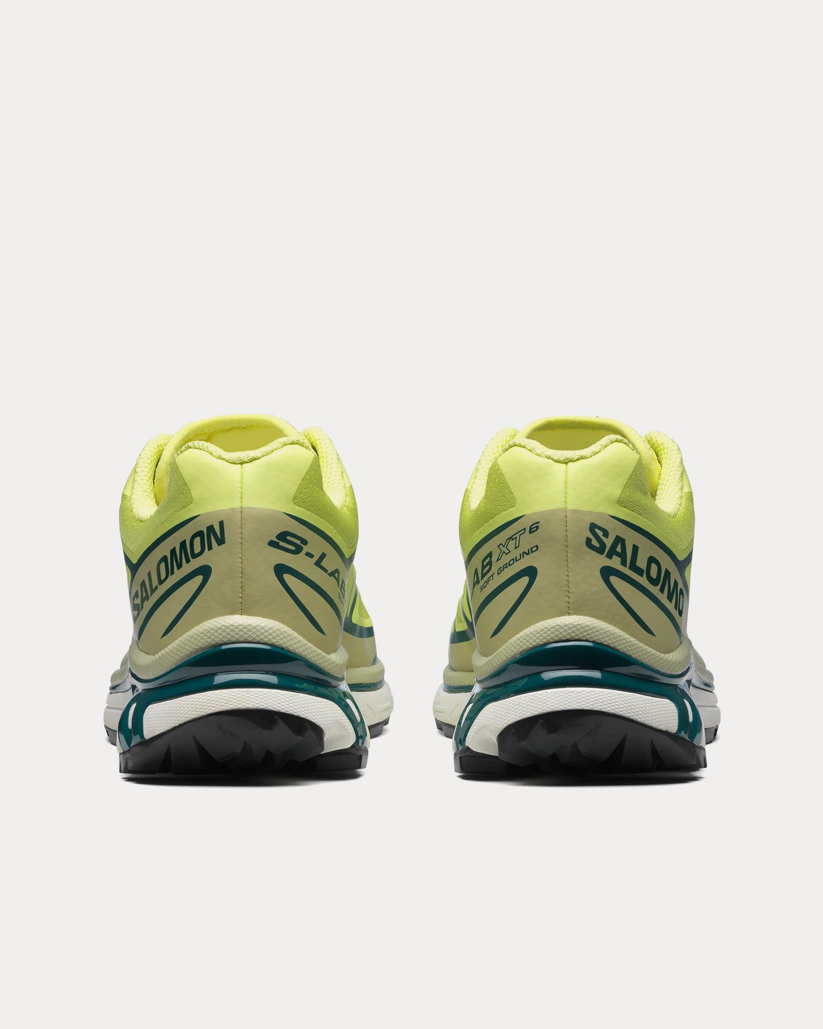 Salomon XT-6 Sunny Lime / Southern Moss / Atlantic Deep Low Top Sneakers - 4