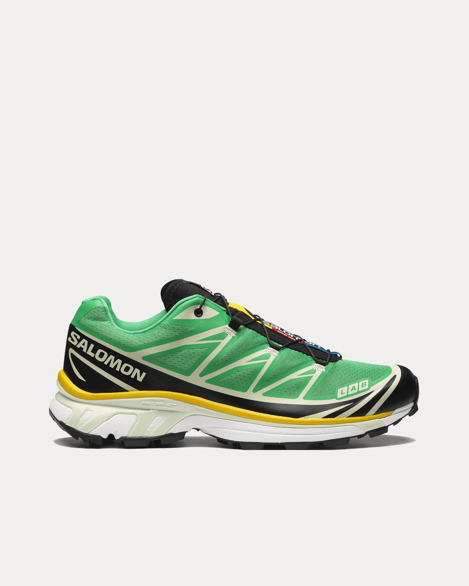 Salomon XT-6 Bright Green / Black / Sulphur Low Top Sneakers - 1