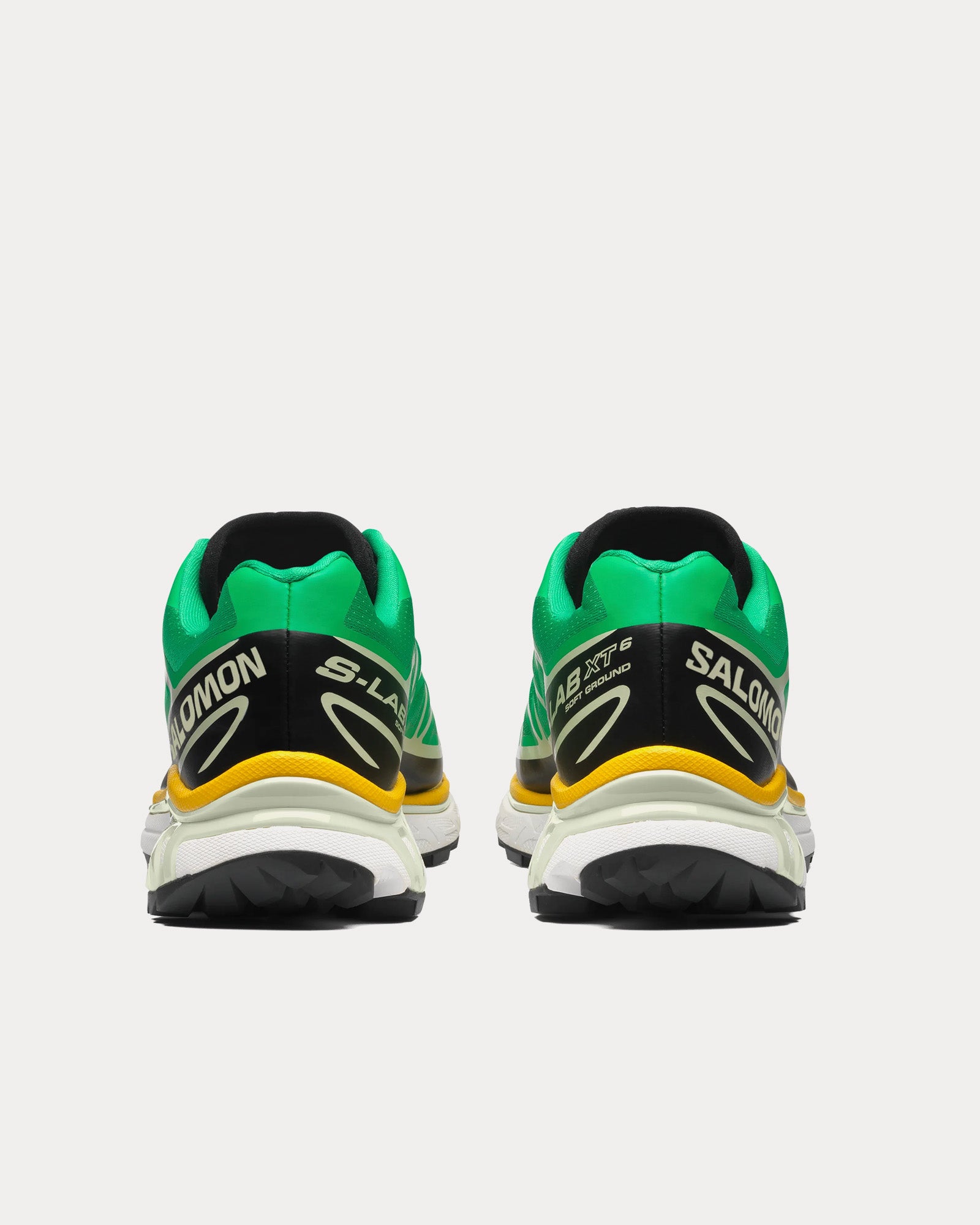 Salomon XT-6 Bright Green / Black / Sulphur Low Top Sneakers - 4