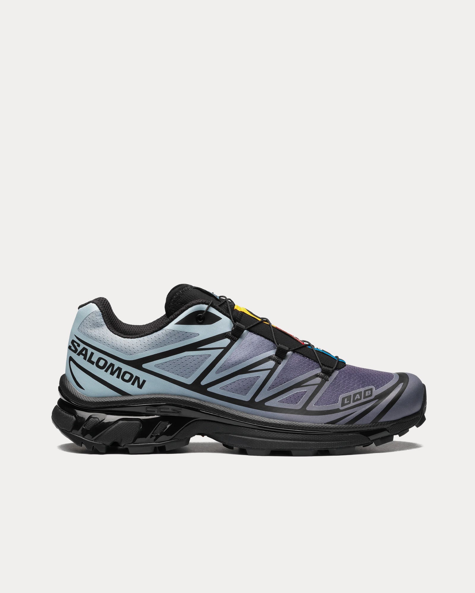 Salomon XT-6 Chromatic Black / Blue Fog / Cadet Low Top Sneakers - 1