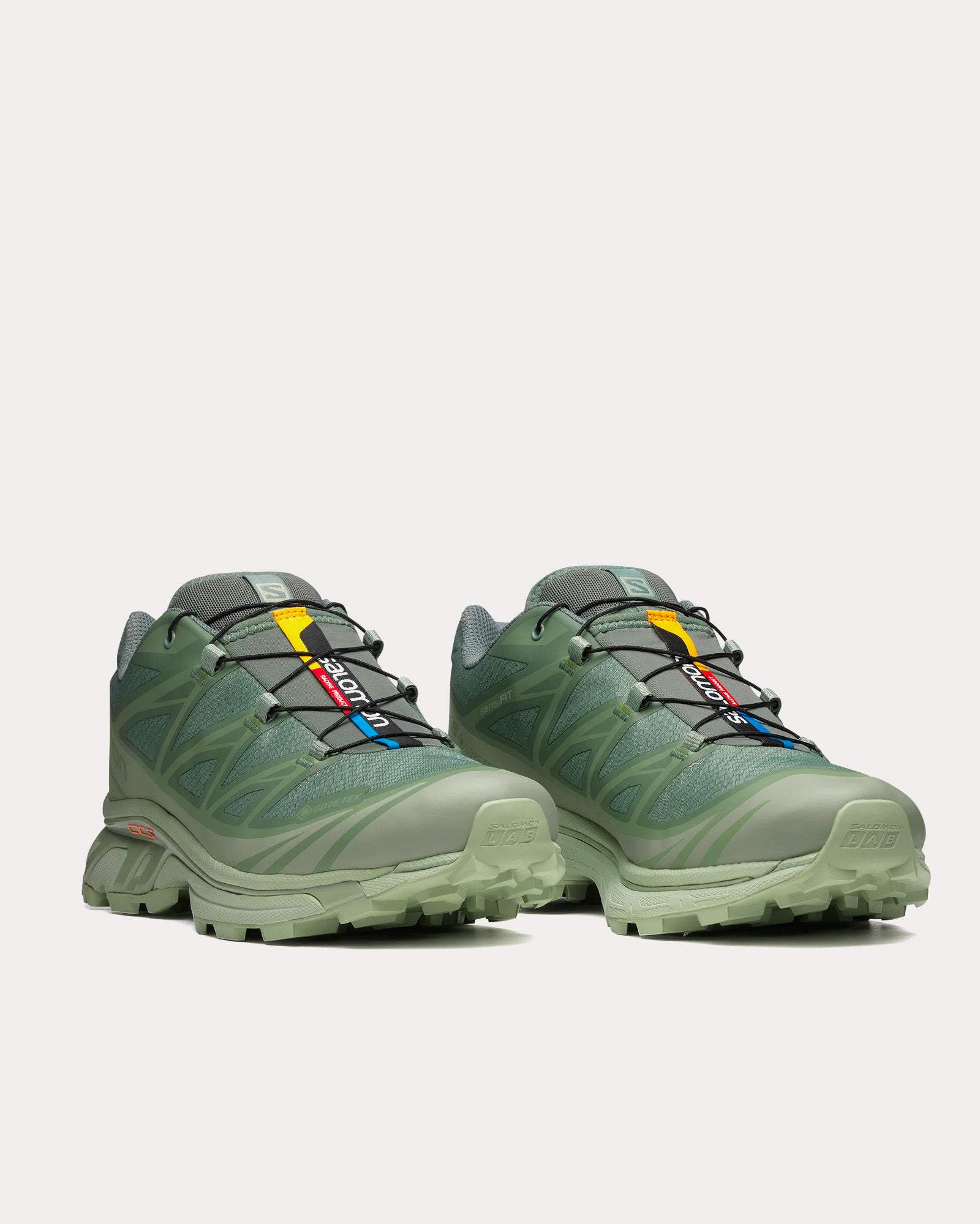 Salomon XT-6 Gore-Tex Desert Sage / Lily Pad / Laurel Wreath Low Top Sneakers - 3