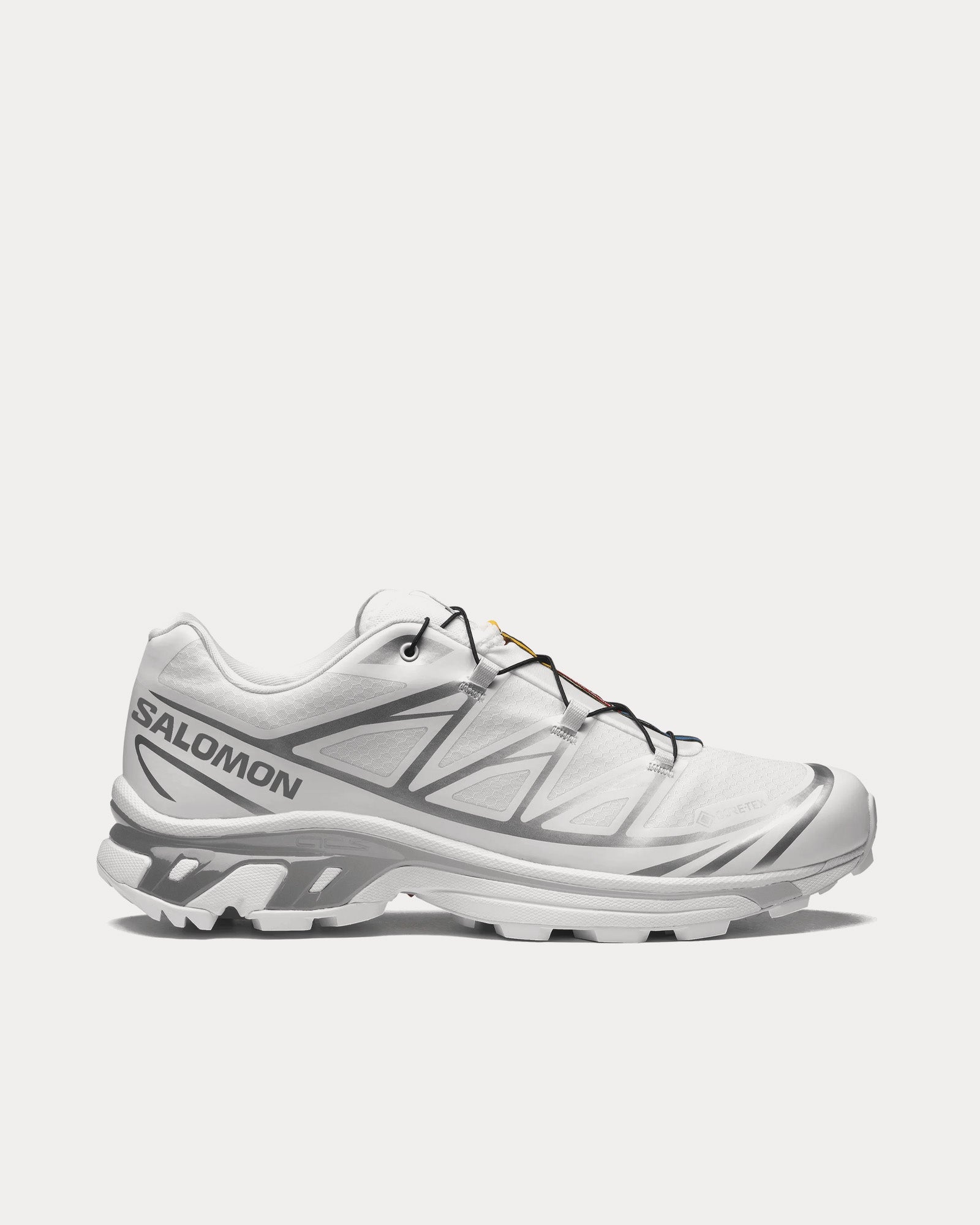 Salomon XT-6 Gore-Tex White / Ftw Silver Low Top Sneakers - 1