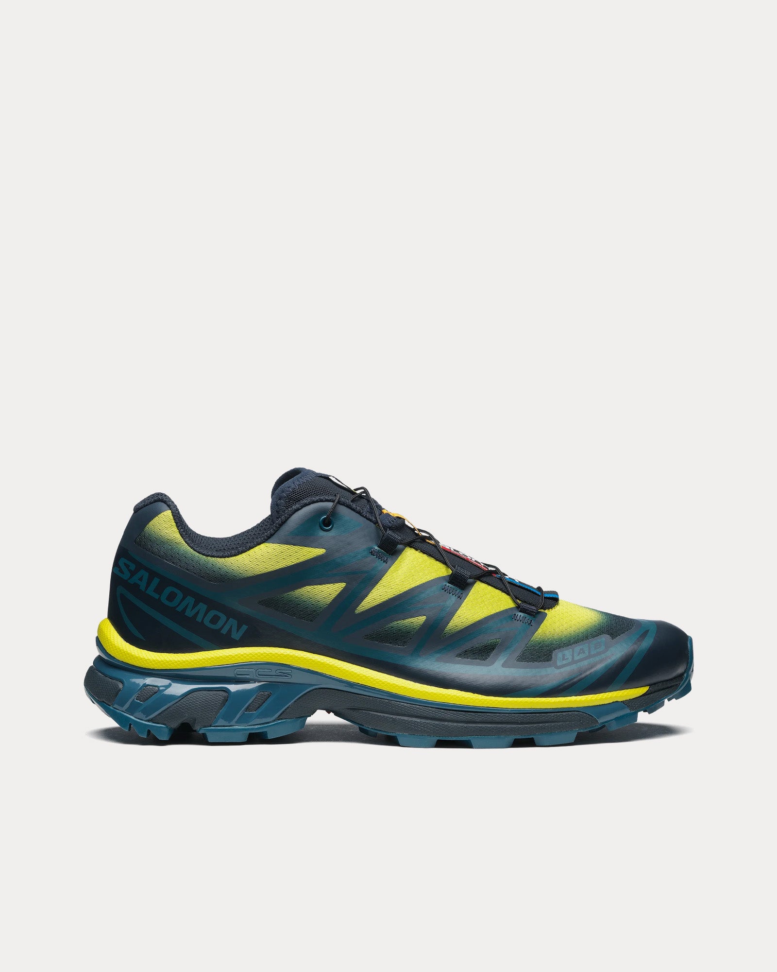 Salomon XT-6 Skyline Carbon / Sunny Lime / Sulphur Spring Low Top Sneakers - 1