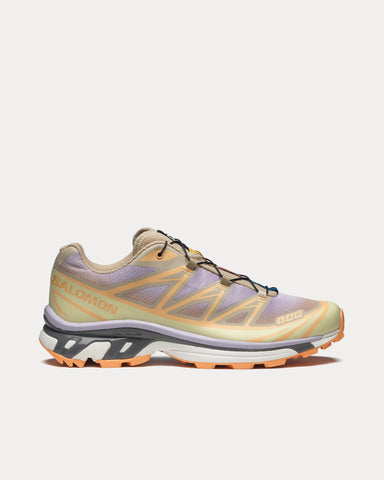 Salomon XT-6 Skyline White Pepper / Peach Quartz / Orchid Petal Low Top Sneakers