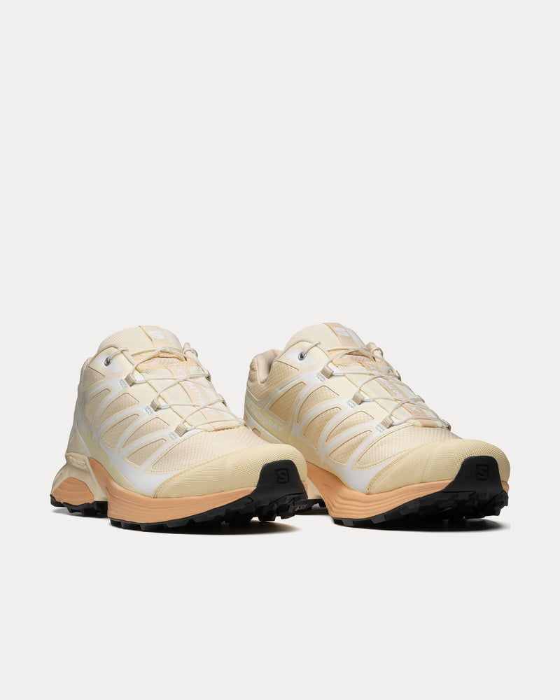 Salomon XT-Pathway Bleached Sand / Hazelnut / White Low Top Sneakers - 3