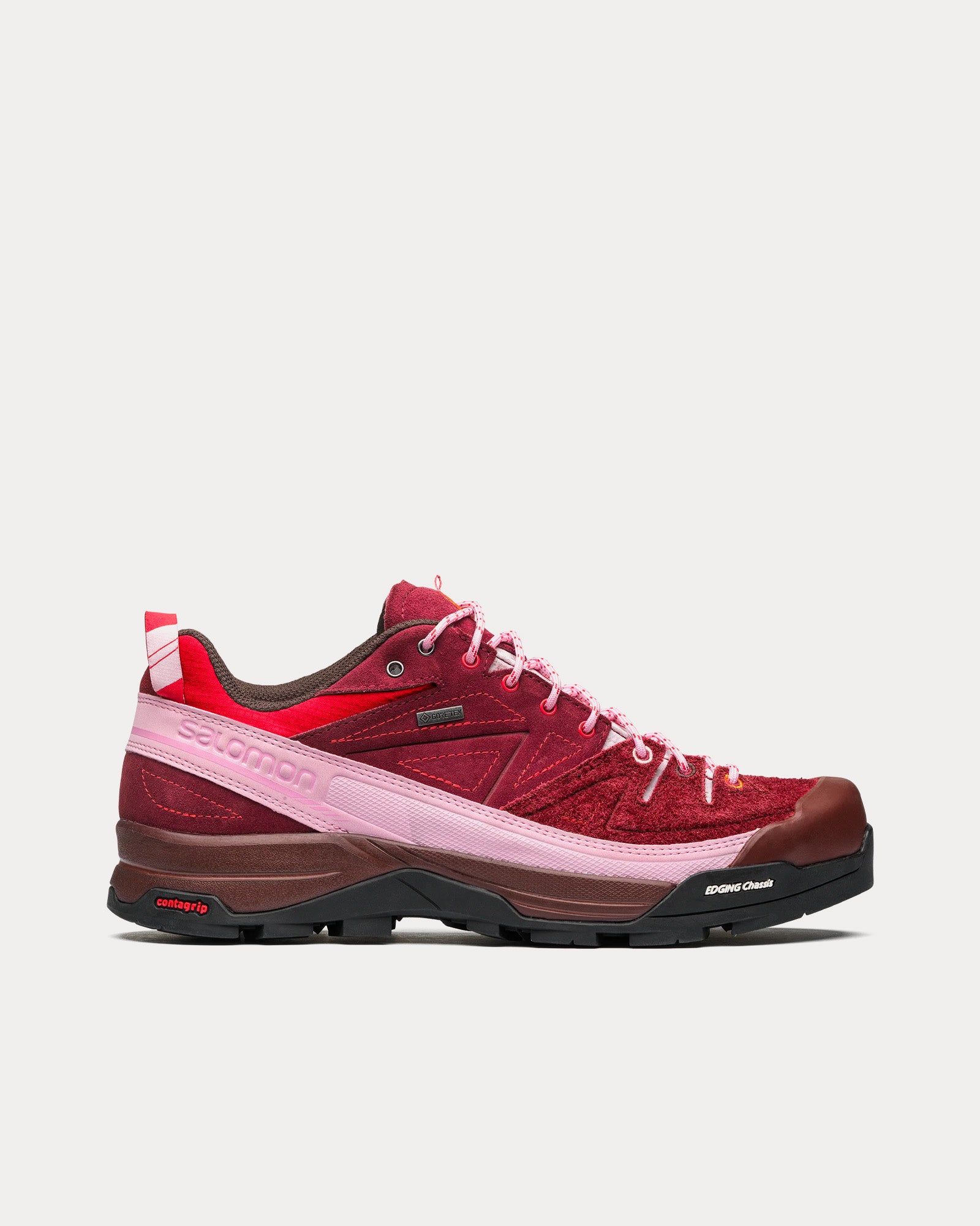 Salomon x The Broken Arm X-Désalpes GORE-TEX Biking Red / Lilac Sachet /  Fiery Red Low Top Sneakers - Sneak in Peace