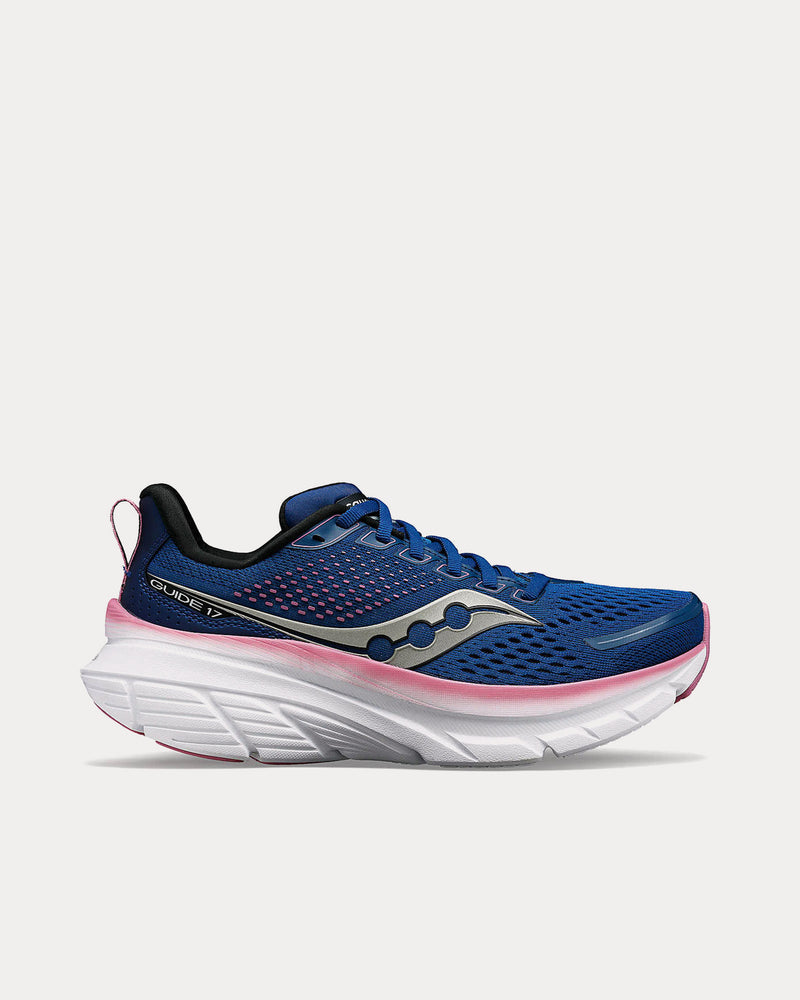 Saucony Guide 17 Navy / Orchid Running Shoes - 1