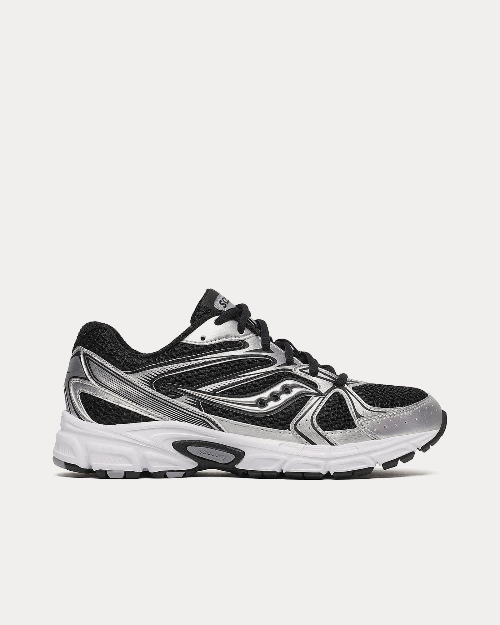 Saucony Grid Ride Millennium Black / Silver Low Top Sneakers - 1