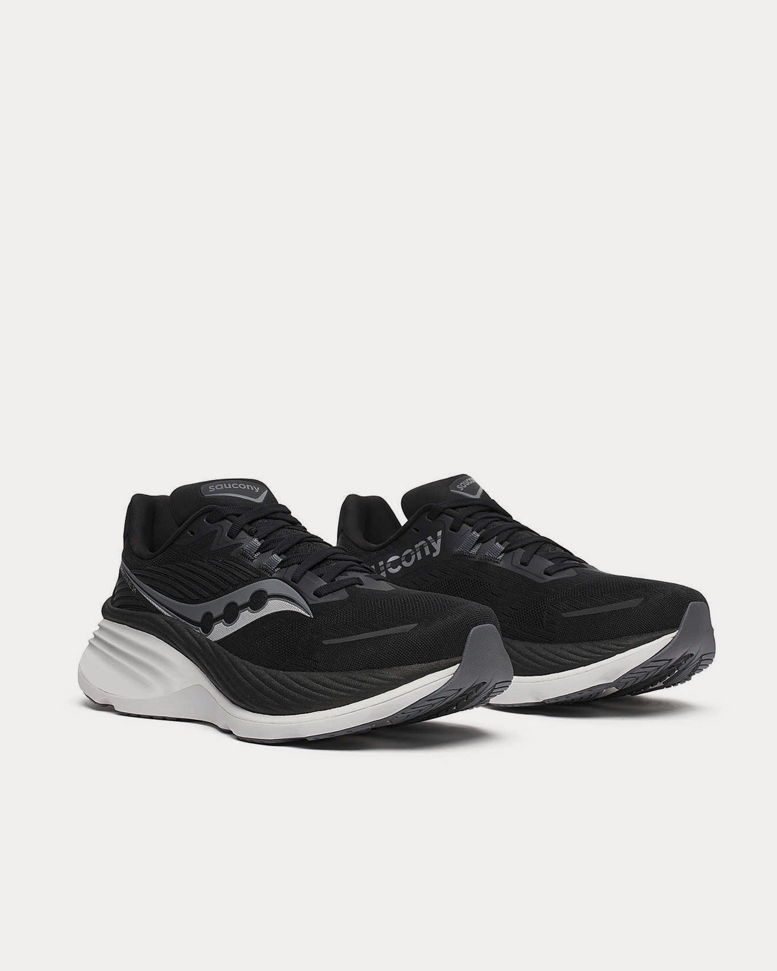 Saucony Hurricane 24 Black / Carbon Running Shoes - 3