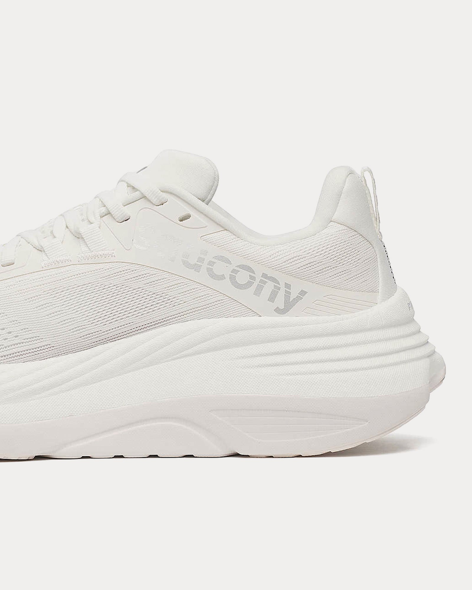 Saucony Hurricane 24 Triple White Running Shoes - 5