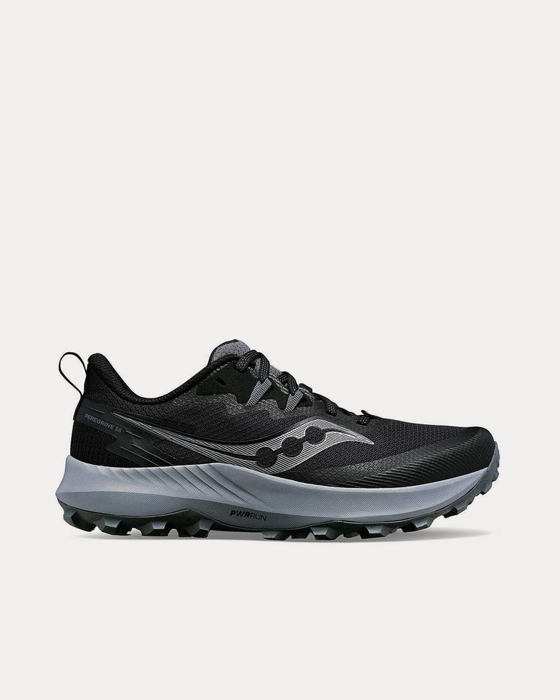 Saucony Peregrine 14 Black / Carbon Running Shoes - 1