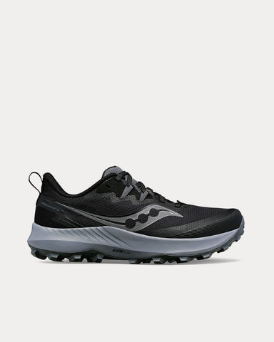 Saucony Peregrine 14 Black / Carbon Running Shoes