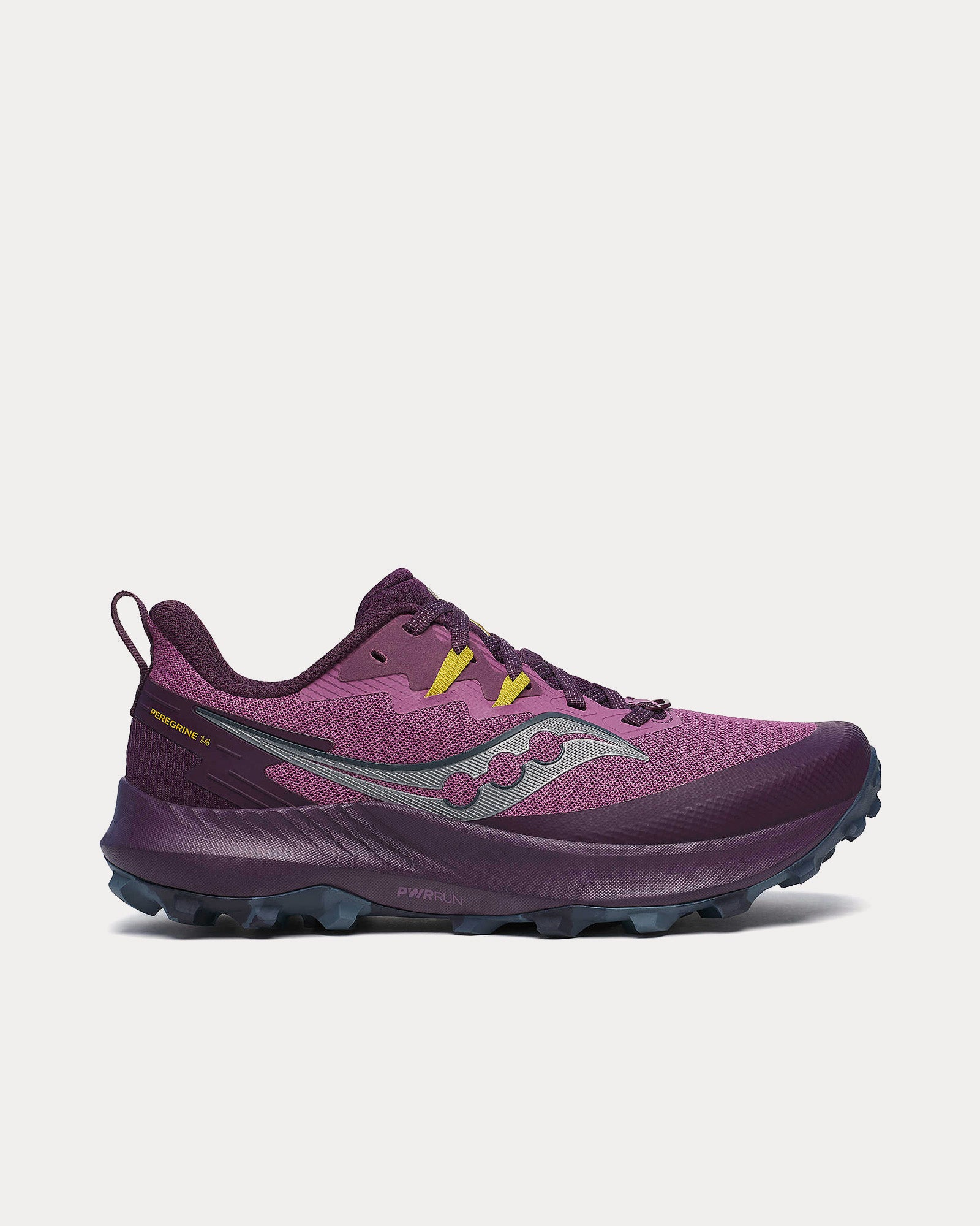 Saucony Peregrine 14 Plum / Eggplant Running Shoes - 1