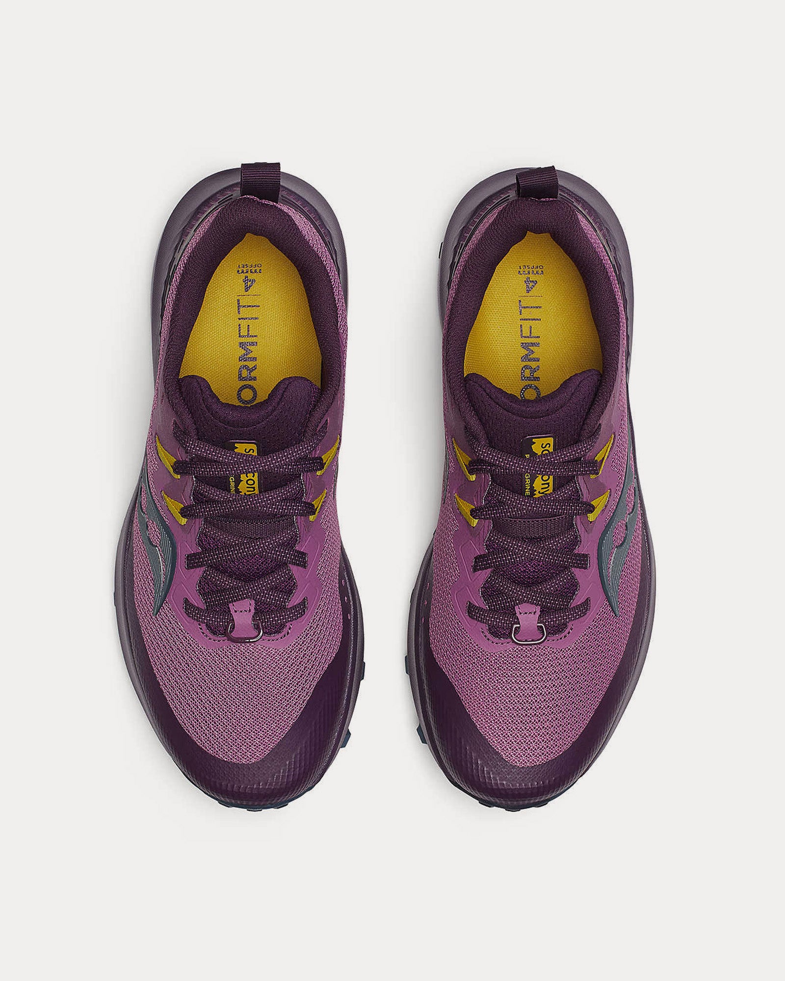 Saucony Peregrine 14 Plum / Eggplant Running Shoes - 2