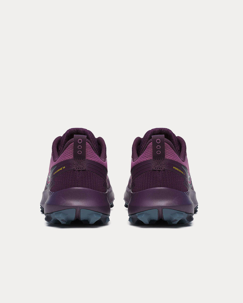 Saucony Peregrine 14 Plum / Eggplant Running Shoes - 3