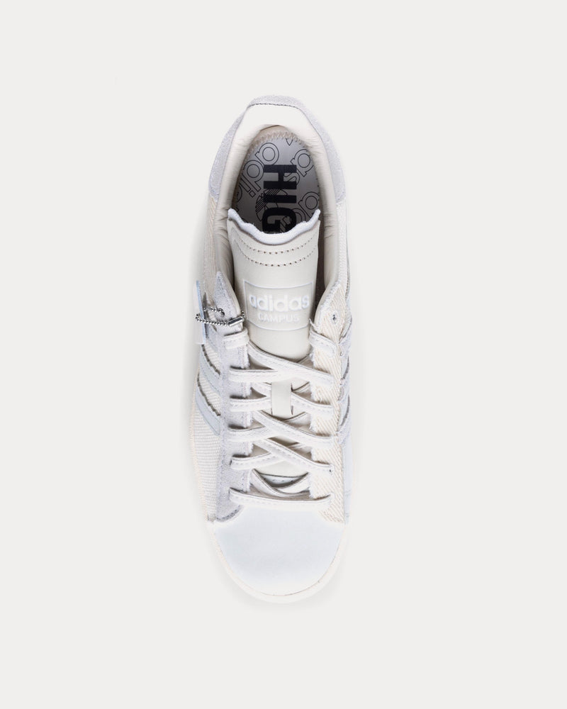 Adidas x Highsnobiety HIGHArt Campus Off White Low Top Sneakers - 2