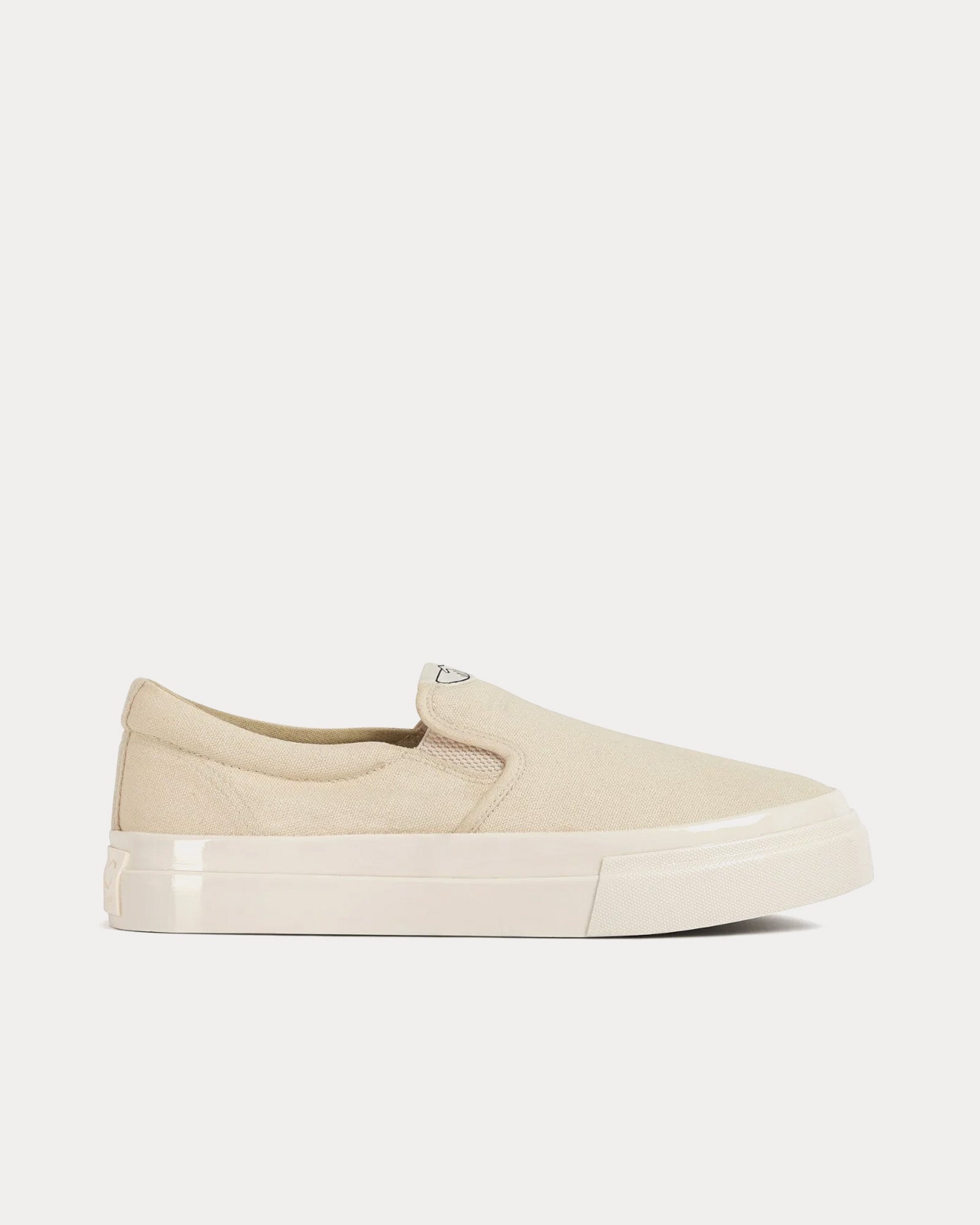 Stepney Workers Club Lister Canvas Ecru Slip On Sneakers - 1