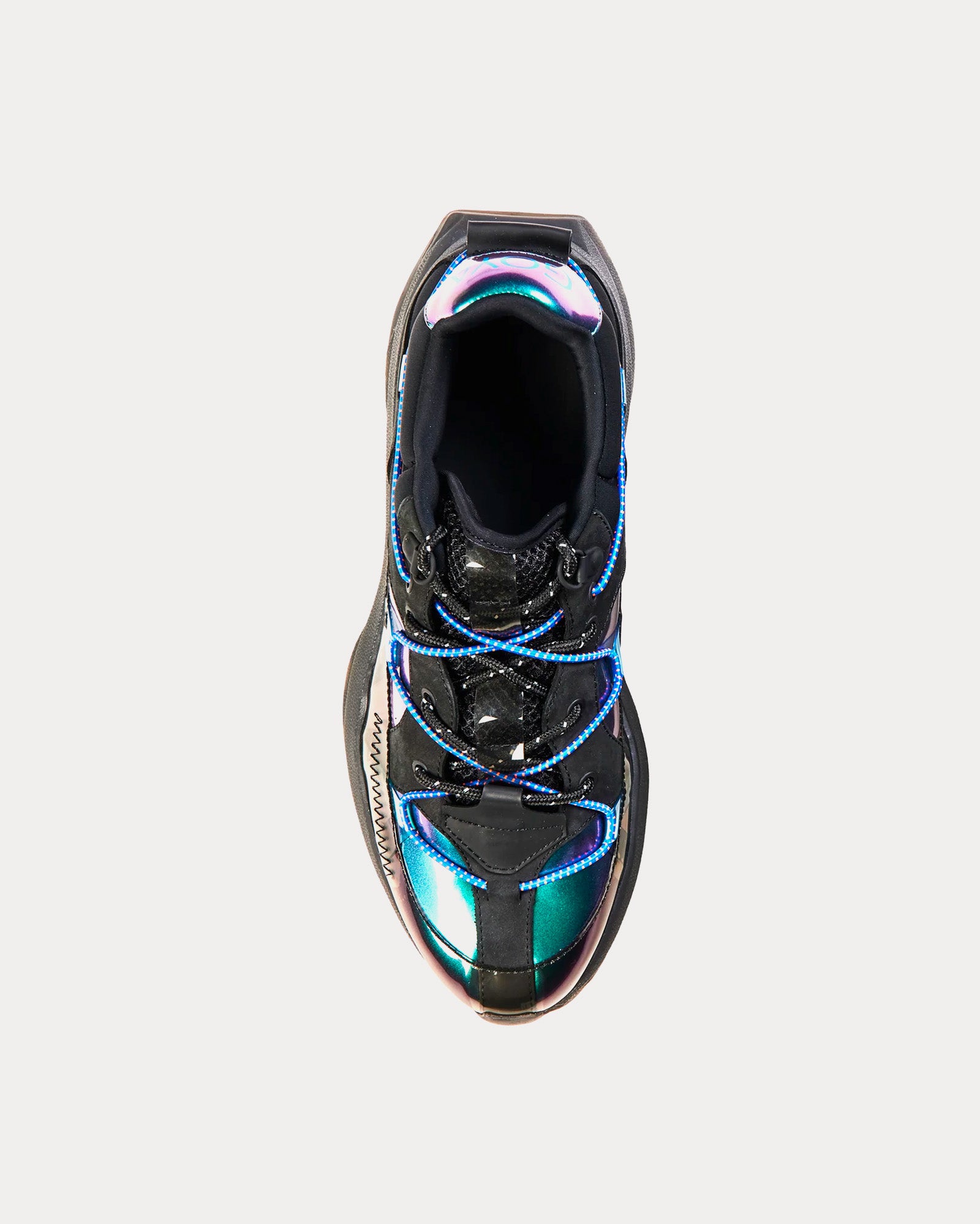 Stine Goya - The Stine Goya Sneaker Dark Holographic Black Low Top Sneakers