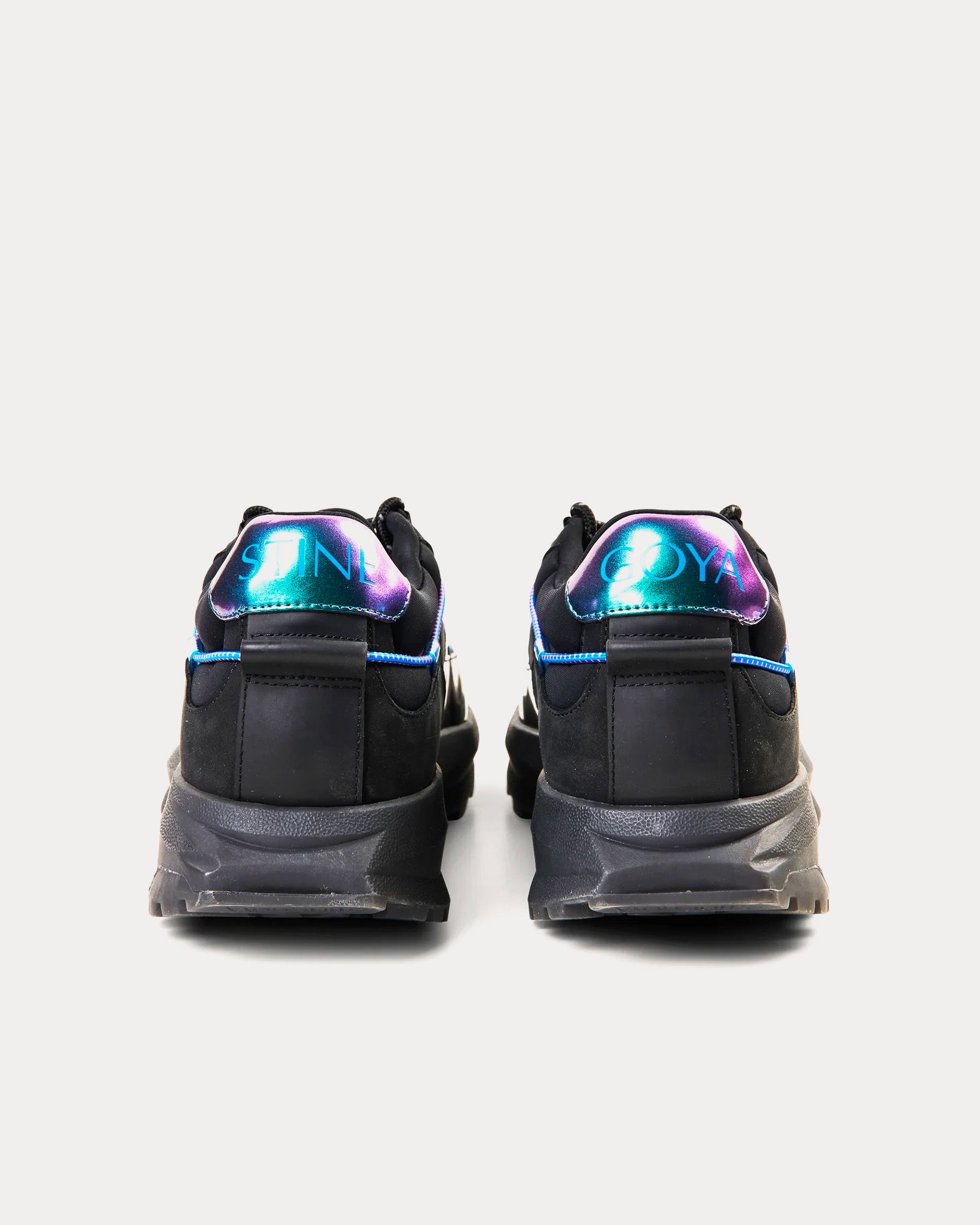 Stine Goya The Stine Goya Sneaker Dark Holographic Black Low Top Sneakers - 3